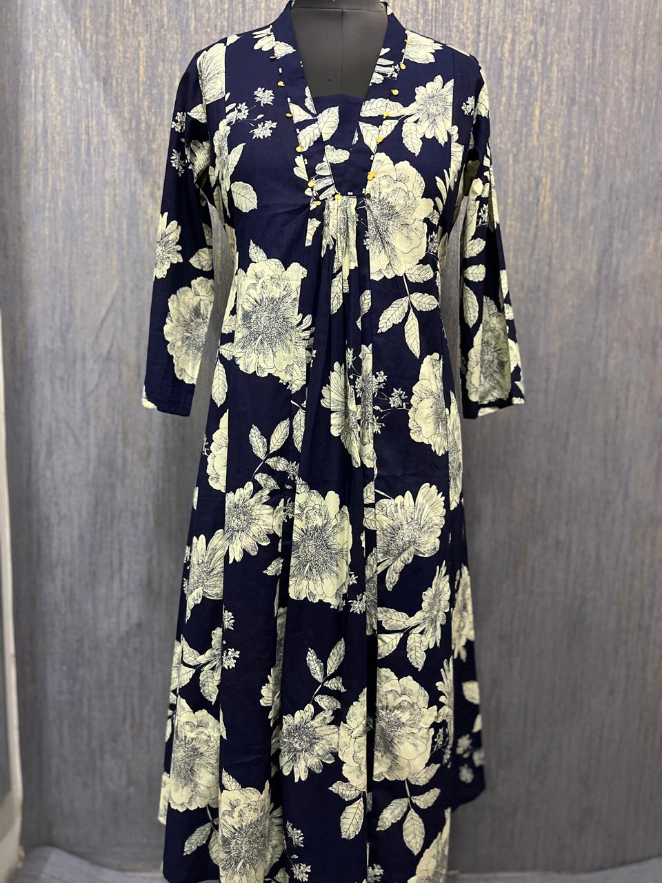 Floral Navy
