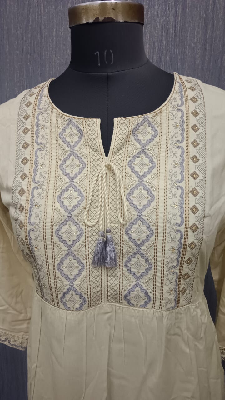 Aarohi Embroidered Kurti - Image 3