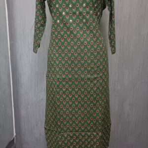Royal Green Printed Ethnic