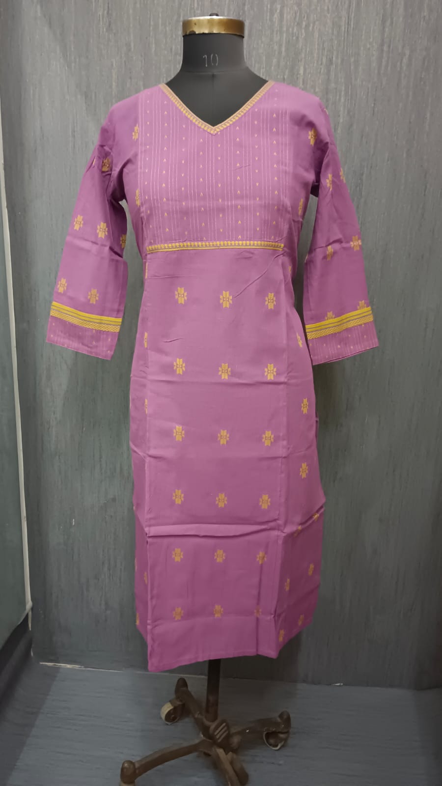 Lavender Bloom Embroidered