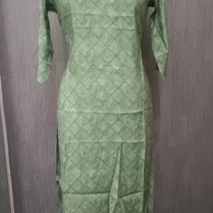 Sage Textured Jacquard Kurti