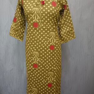 Mustard Bloom Printed 5355