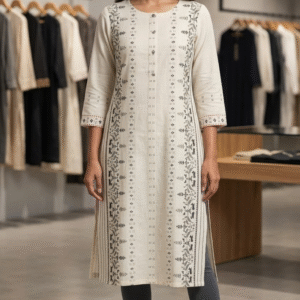 Elegant Ivory Printed  2315