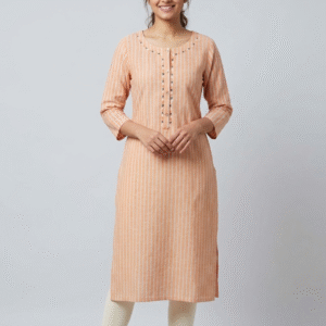 Peach Striped  2381