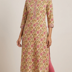 Pink Vine Printed  3505