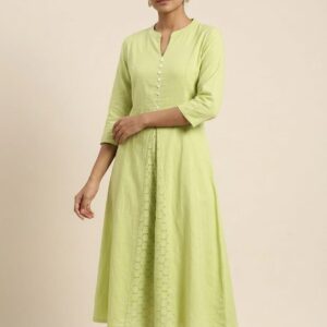 Fresh Lime Green A-Line  4042