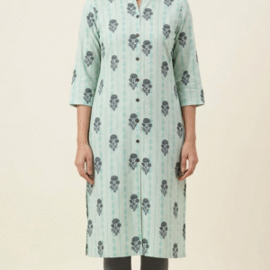 Pastel Green Printed  1003