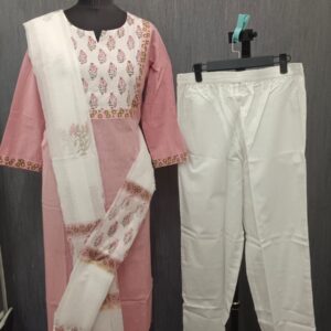 Blush Pink Floral Printed 6032