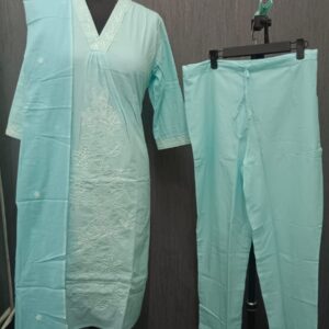 Sky Blue Embroidered 5972