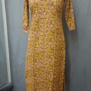 Mustard Floral Printed  5355