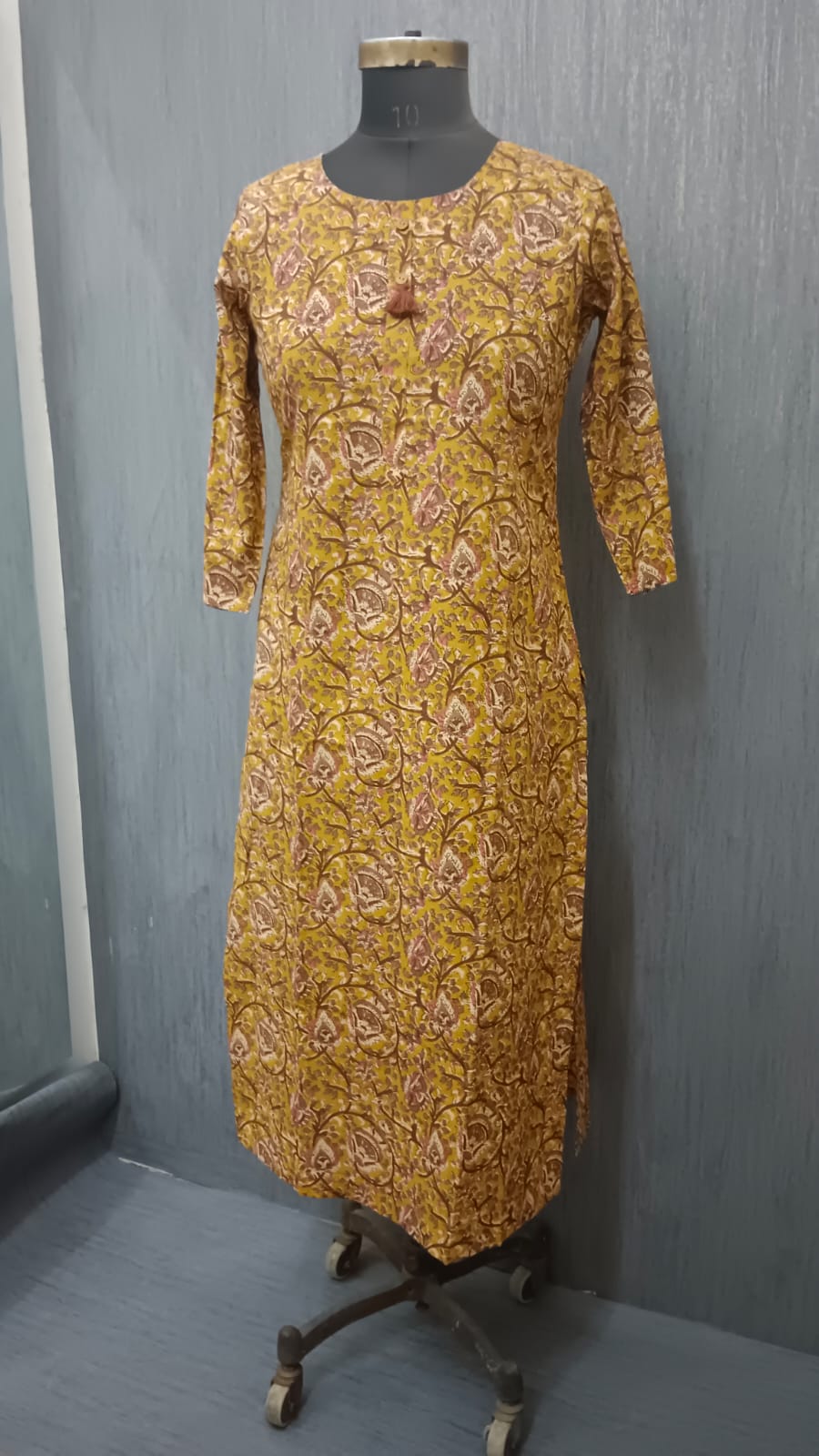 Mustard Floral Printed 5355