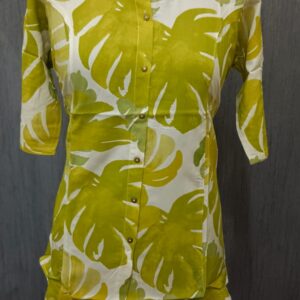 Lime Leaf Printed 5927