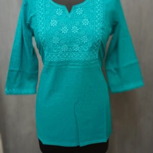 Turquoise Embroidered  6051